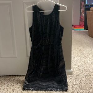 Black sequin open back BCBGMaxAzaria dress size 0